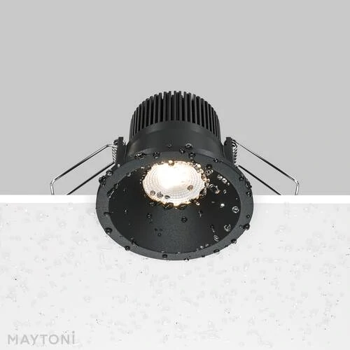 Встраиваемый светильник Downlight Zoom, LED 6W, 3000K, Черный (Maytoni Technical, DL034-01-06W3K-B) - Amppa.ru