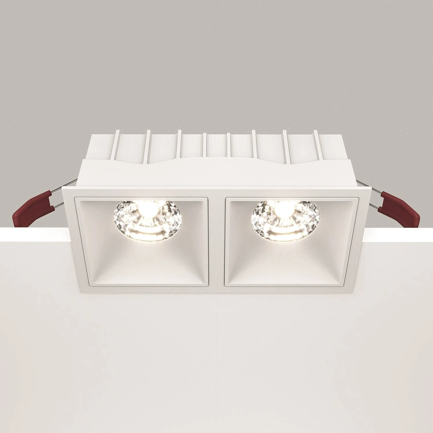 Встраиваемый светильник Downlight Alfa LED 30W, 4000K, Белый (Maytoni Technical, DL043-02-15W4K-SQ-W) - Amppa.ru