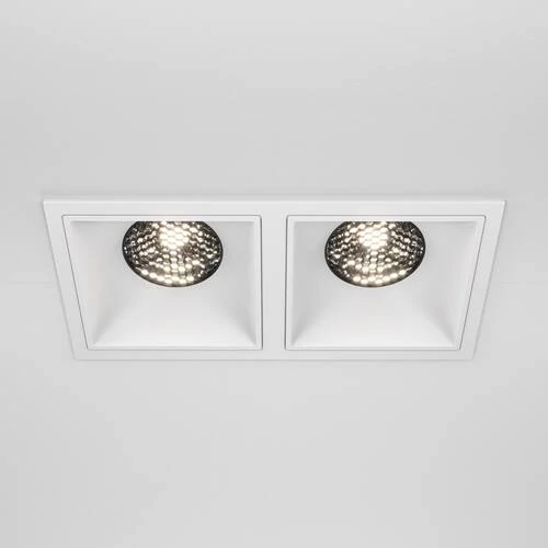 Встраиваемый светильник Downlight Alfa LED 30W, 4000K, Белый (Maytoni Technical, DL043-02-15W4K-SQ-W) - Amppa.ru