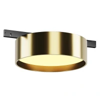 Трековый светильник Магнитная трековая система 5мм LEVITY Zon, LED 12W, 2700K, Черный и Латунь (Maytoni Technical, TR189-1-12W2.7K-BBS)