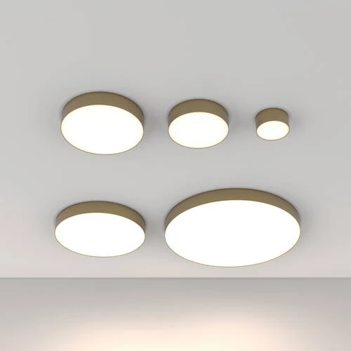 Потолочный светильник Ceiling Zon, LED 35W, 4000K, Матовое Золото (Maytoni Technical, C032CL-L43MG4K) - Amppa.ru