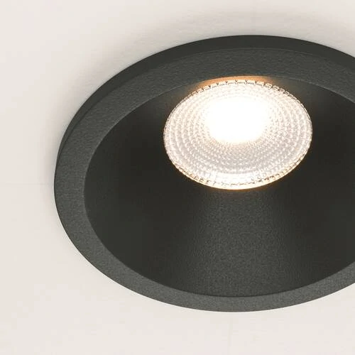 Встраиваемый светильник Downlight Zoom, LED 6W, 3000K, Черный (Maytoni Technical, DL034-01-06W3K-B) - Amppa.ru