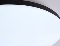 Умный светодиодный светильник Smart Ambrella Light 30W с Wi-Fi, Яндекс Алисой, Tuya, Smart Home, Alexa и ИК пультом BK черный IP54 30W 3000K-6500K+RGB Wi-Fi Алиса/Tuya/Smart Home/Alexa D450*60 (ПДУ ИК) (Ambrella Light, FZ2006)