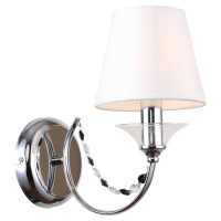 Бра Lgo Greenlee, 1xE14, Хром и Белый (Lussole, LSP-8082)