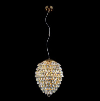 Светильник подвесной Crystal Lux CHARME SP6 GOLD/TRANSPARENT, 1374/206
