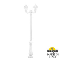 Парковый фонарь Fumagalli Nebo Ofir/Rut 2L E26.202.R20.WXE27, Белый и Прозрачный, без ламп