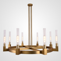 Люстра CANELLE Round Chandelier 8 Modern Brass (ImperiumLoft, 84600-22)