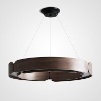 Подвесной кольцевой светильник RANGE 1 D55 Black walnut (ImperiumLoft, 101957-26)