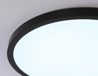 Светильник светодиодный ультратонкий с высокой степенью защиты IP54 BK черный IP54 26W 5000K D370*15 (Без ПДУ) (Ambrella Light, FZ1957)