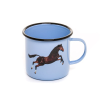Кружка Toiletpaper Enamel, Голубой/ (Seletti, 16855)