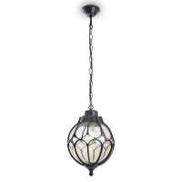 Светильник садово-парковый Feron PL3805  круглый на цепочке 60W 230V E27, черный, 06345